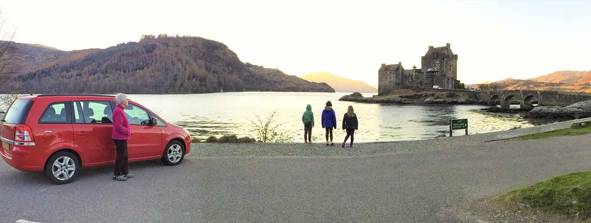 Chevvy at Eilean Donan Castle